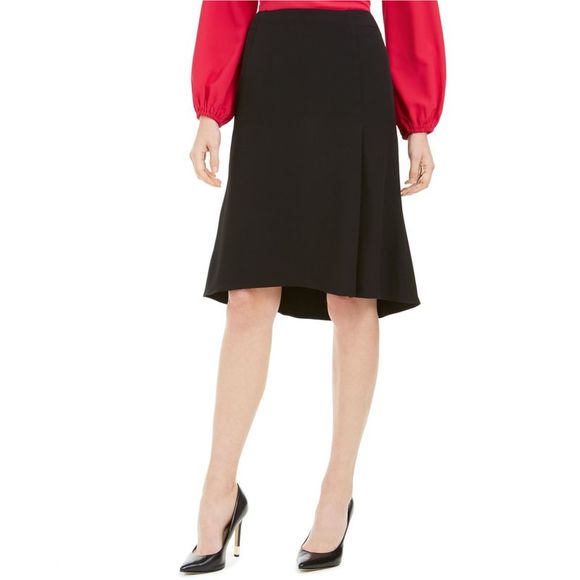Kasper Women's Solid Slim Skirt - Sophie Crepe Fabrication, Classic Fit Skirt
